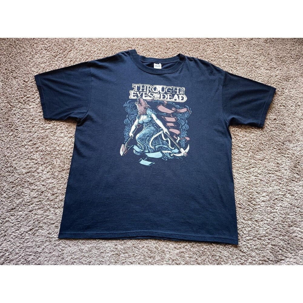 Through The Eyes Of The Dead Band T-Shirt Men's Size XL Graphic Black Shirt